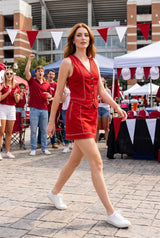 Scarlet Muse Vest & Mini Skort Set
