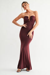 Elena Strapless Maxi Dress
