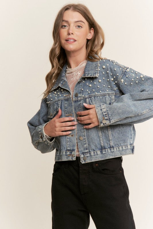 Pearl Denim Jacket