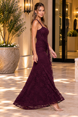 Melissa Lace Corset Maxi Dress