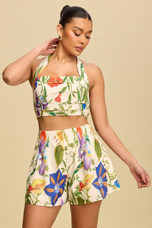 Violet Botanica Short Set