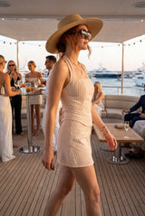 Monaco Stripe Skirt Set