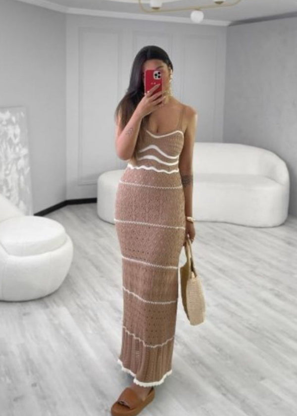Lucia Crochet Maxi Dress