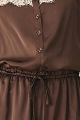 Maisy Solid Woven Romper