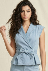 Roxane Denim Pant Set