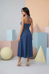 Karol Denim Midi Dress