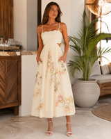 Lara Floral Scallop Dress