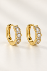 Valentina Crystal Hoops