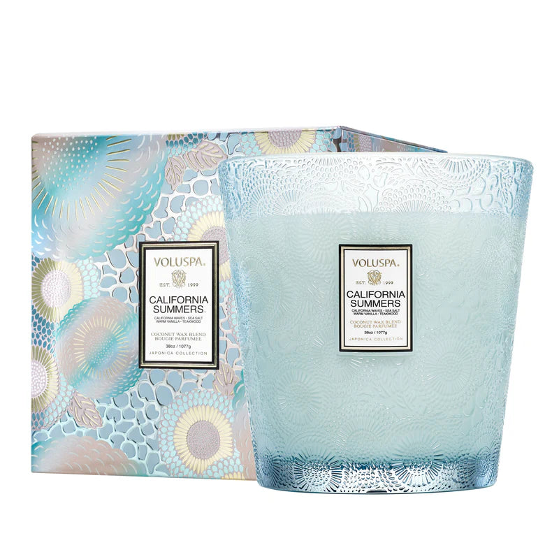 California Summers 3 Wick Hearth Candle