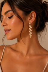 Sylvie Crystal Drop Earrings