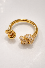 Eternal Knot Adjustable Ring