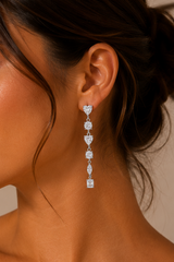 Aurielle Crystal Drop Earrings
