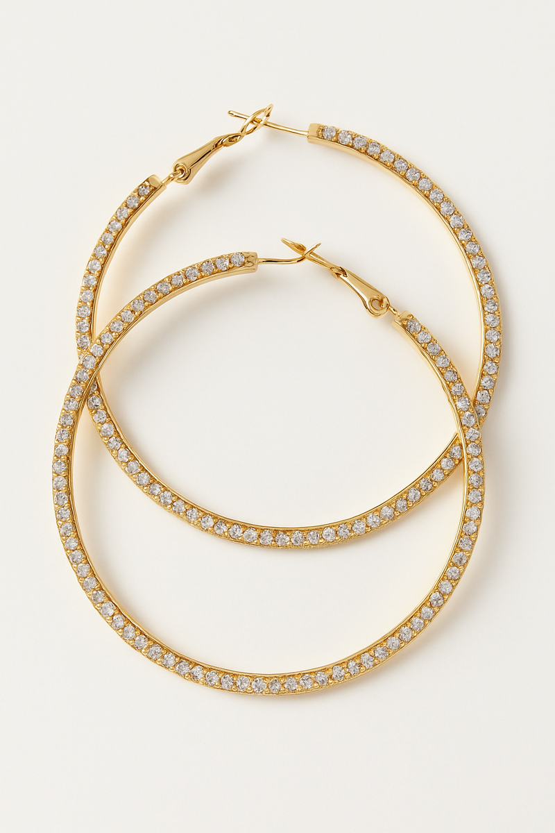 Sparkle Hoop Earrings