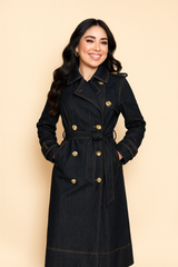 Coat Denim 3 Pieces Set