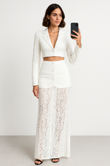 Clara Lace Maxi Skirt Set