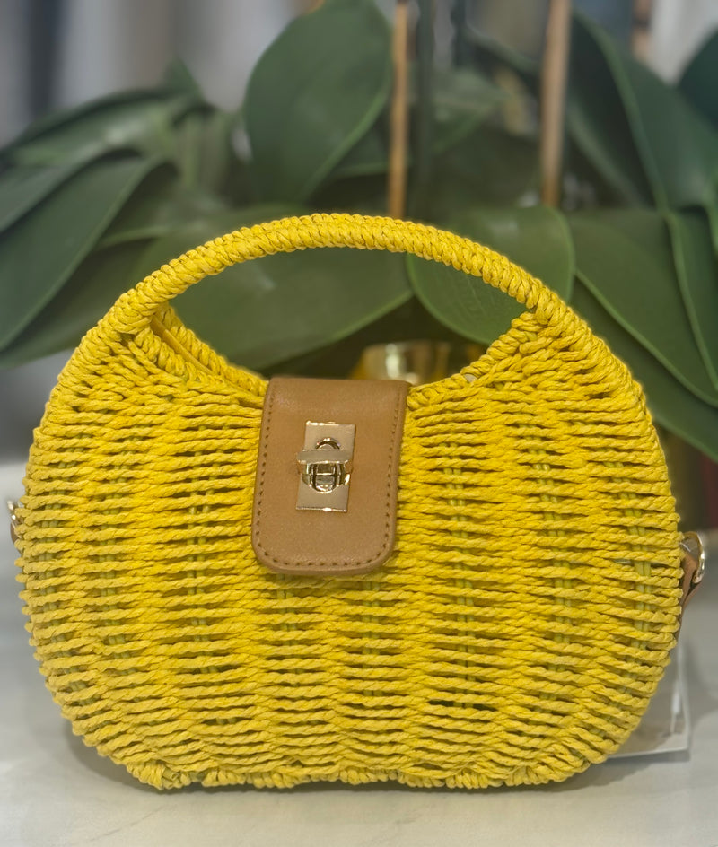 Marie Raffia Handbag