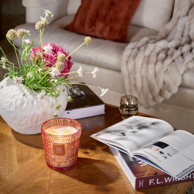 Spiced Pumpkin Latte 3 Wick Hearth Candle