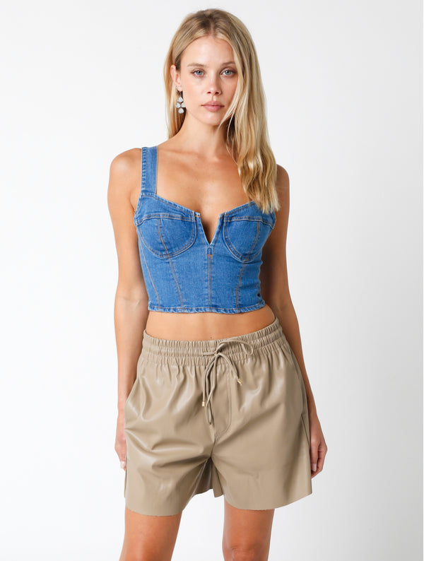 Cassy Denim Top
