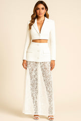 Clara Lace Maxi Skirt Set