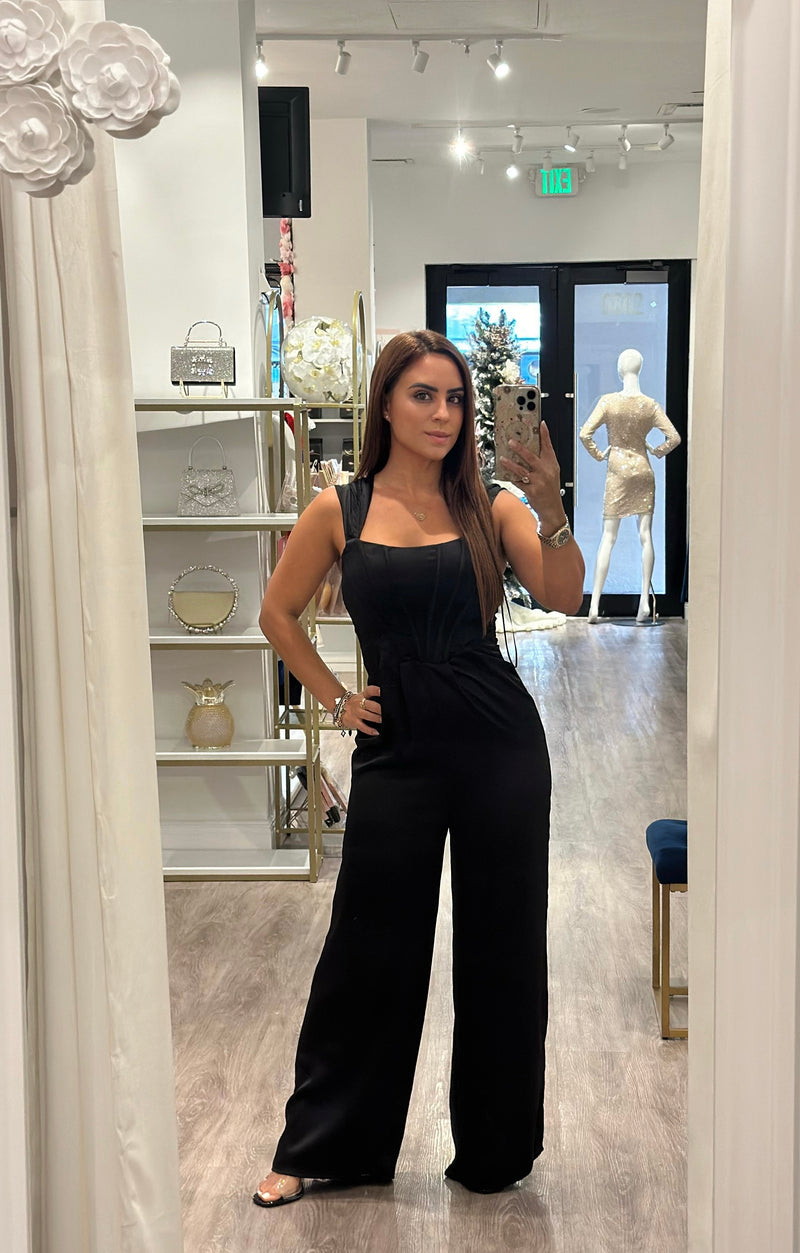 Sandra Satin Jumpsuit