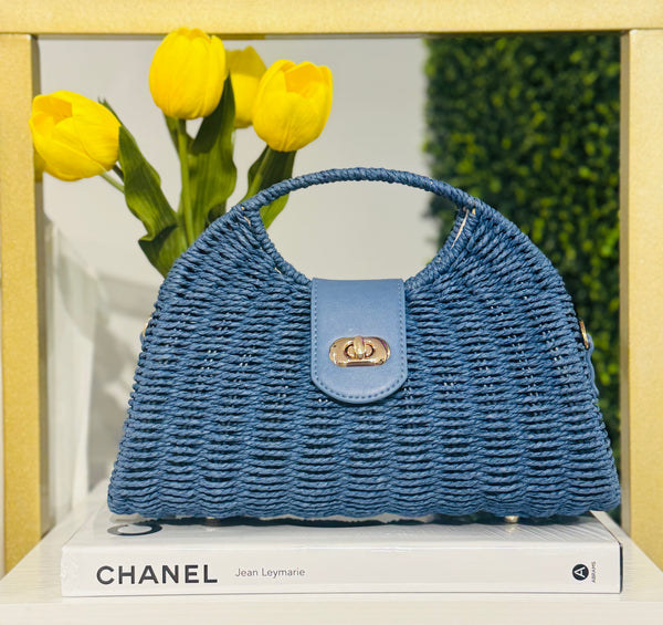 Marie Raffia Handbag