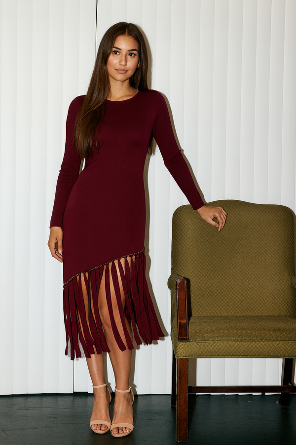 Jane Long Sleeve Midi Dress
