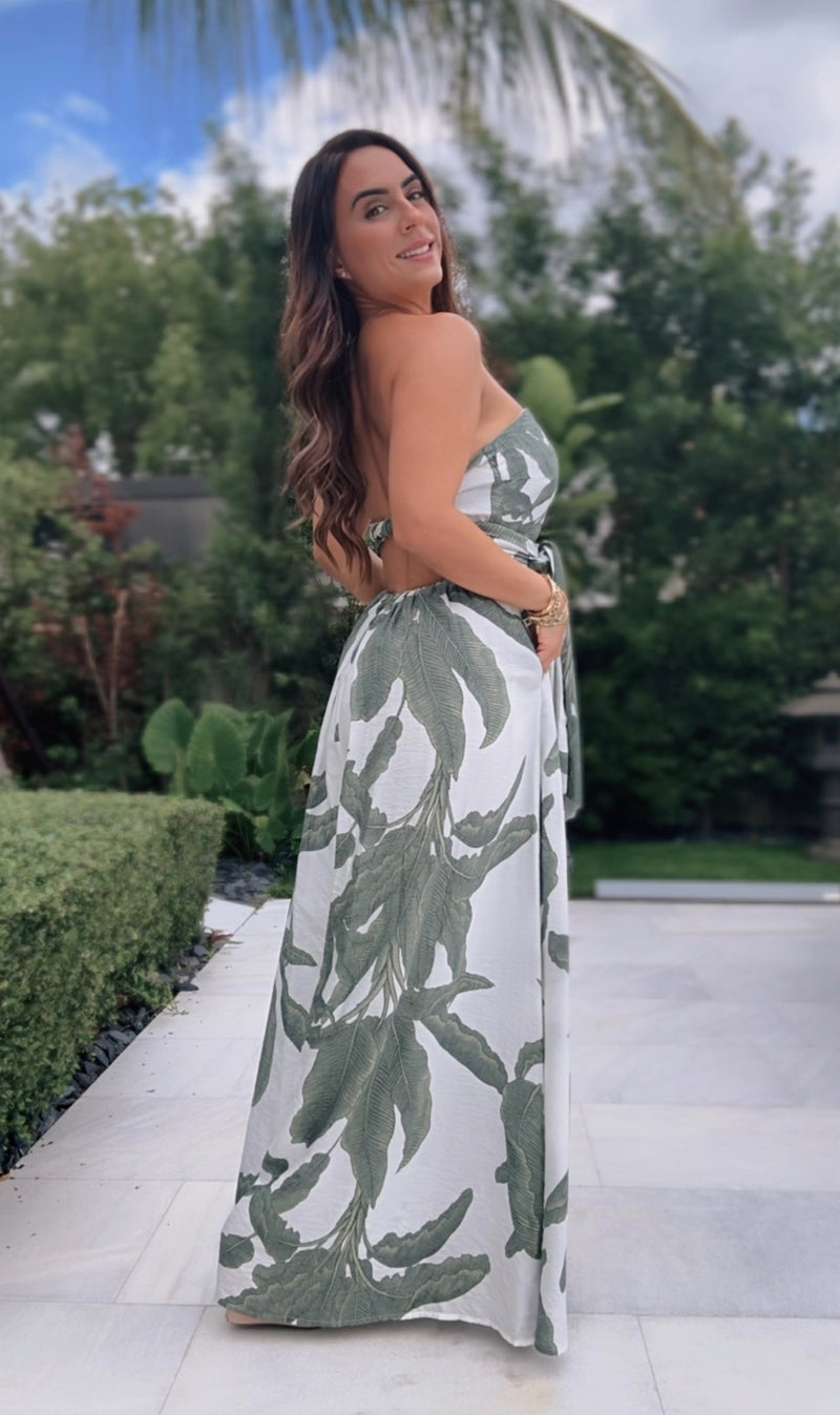 Palm Tube Jumpsuit