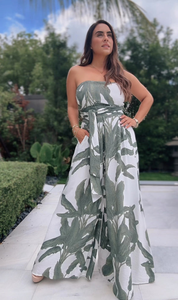 Palm Tube Jumpsuit