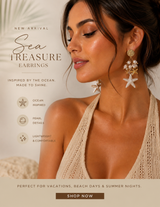 Pearl Starfish Earrings