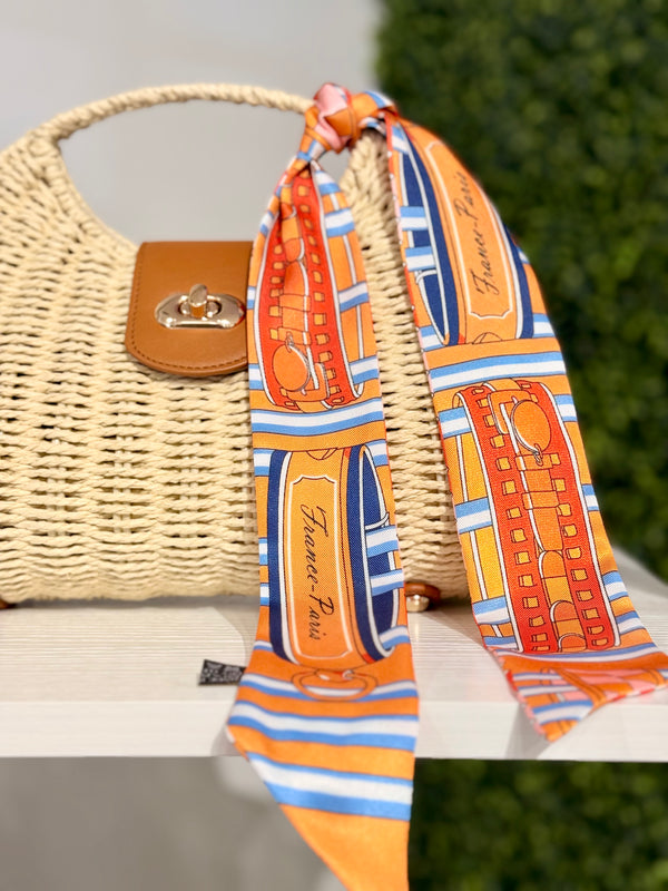 Silk Skinny Scarf