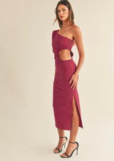 Miri One Sleeve Maxi Dress