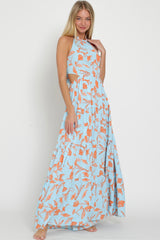 Jolie Halter Tied Maxi Dress