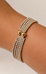Celeste Crystal Tassel Bracelet