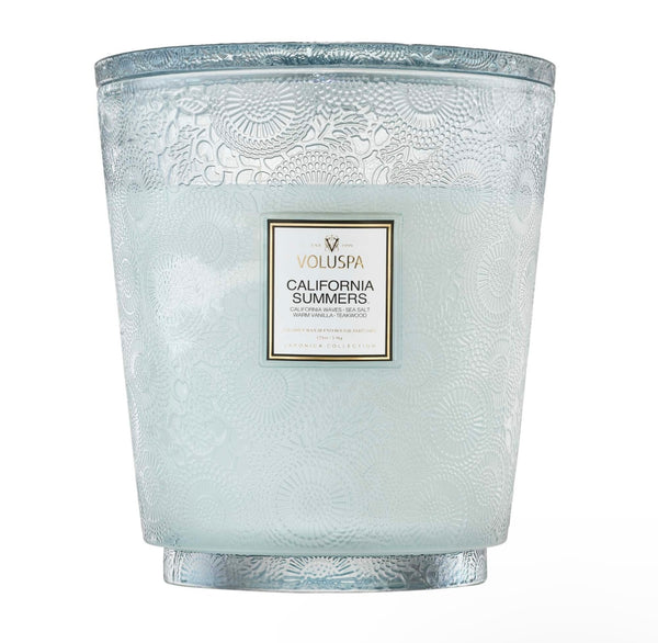 California Summers 5 Wick Hearth Candle
