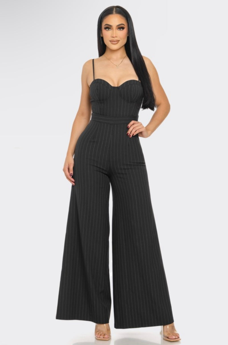 Janette Striped Jumpsuit