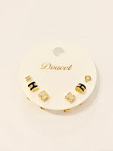 H Earring Set
