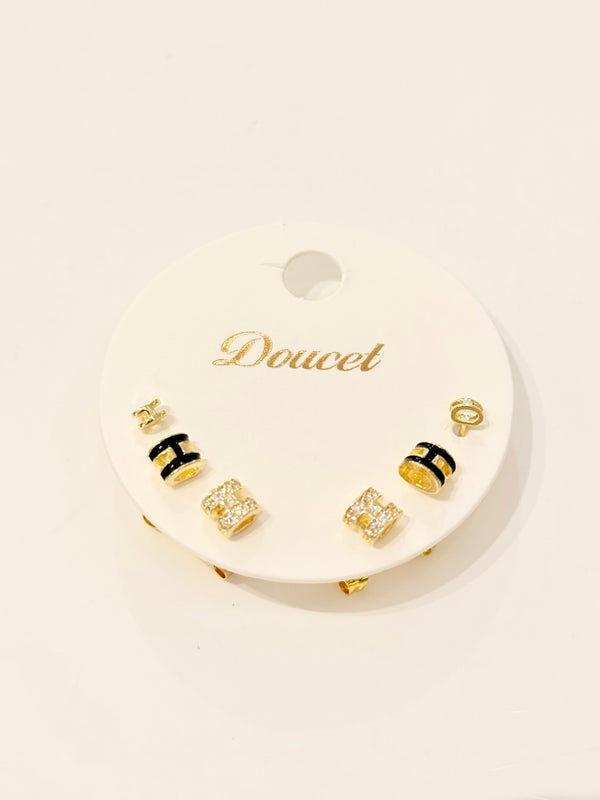 H Earring Set