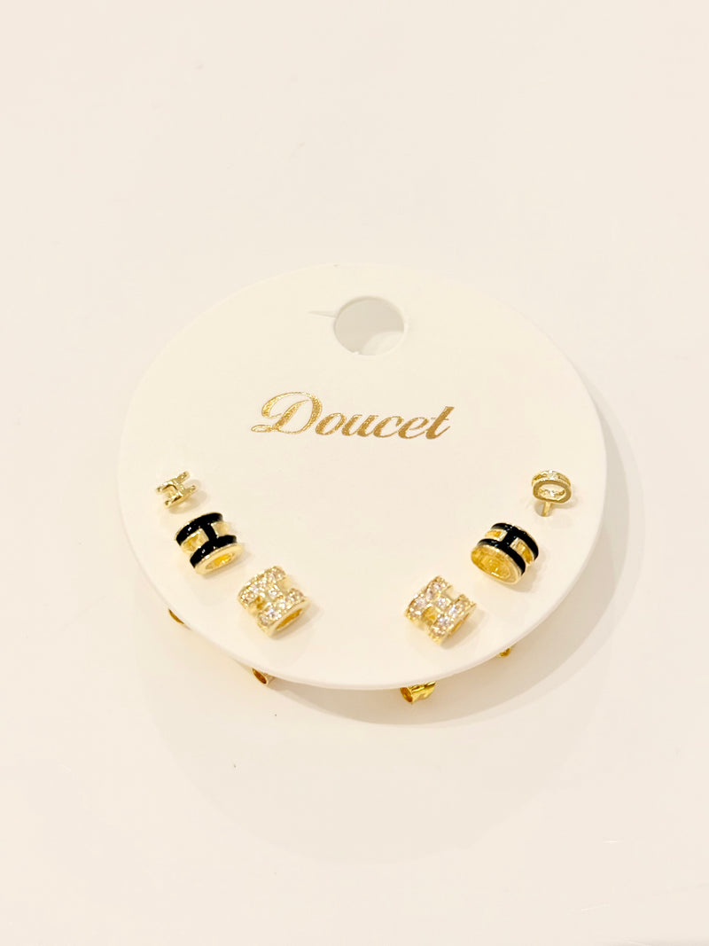 H Earring Set