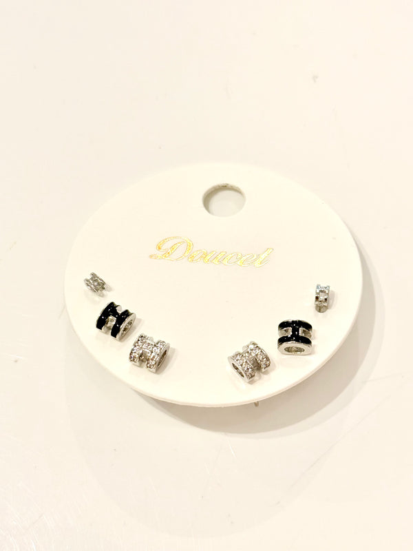 H Earring Set