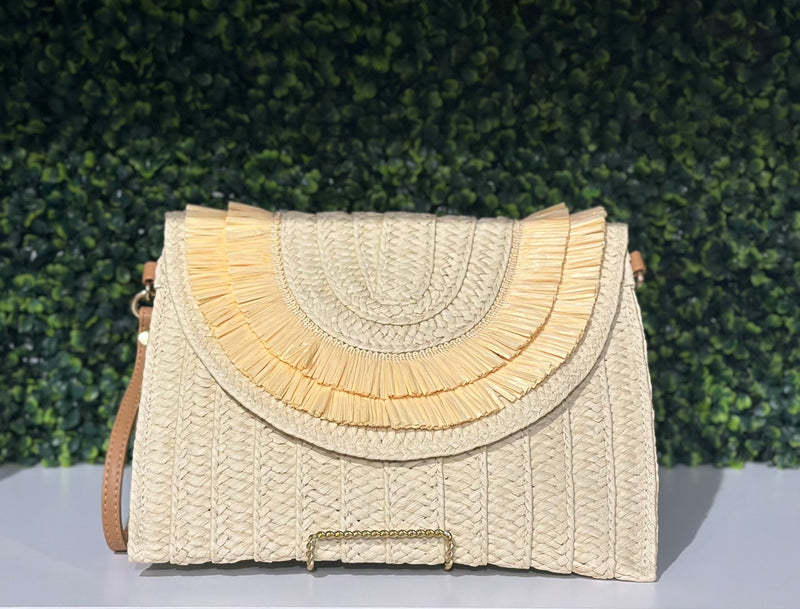 Claudia Straw Handbag