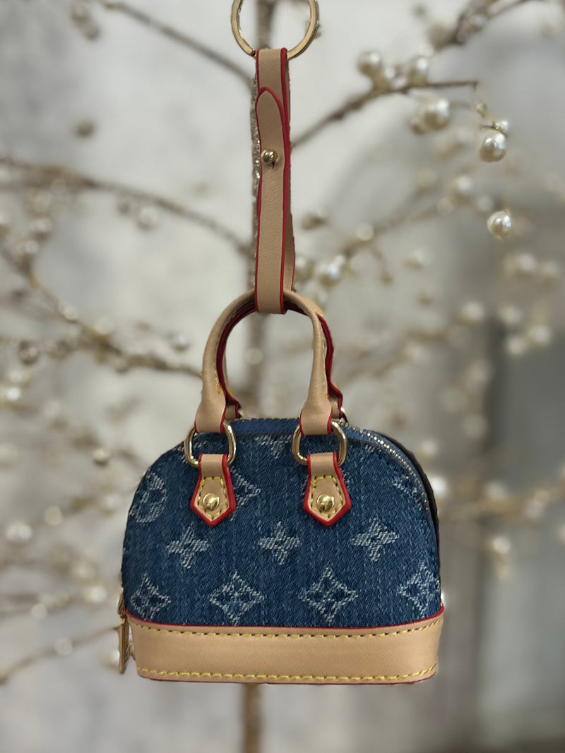 LV Tote Mini Handbag - Keychain & Bag Charm