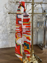 Silk Skinny Scarf