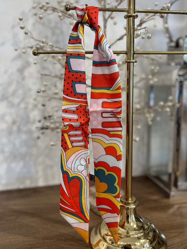 Silk Skinny Scarf