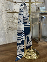 Silk Skinny Scarf