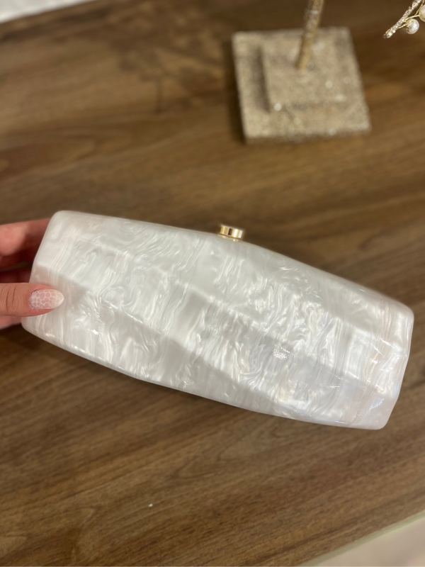Milky Pearl Clutch