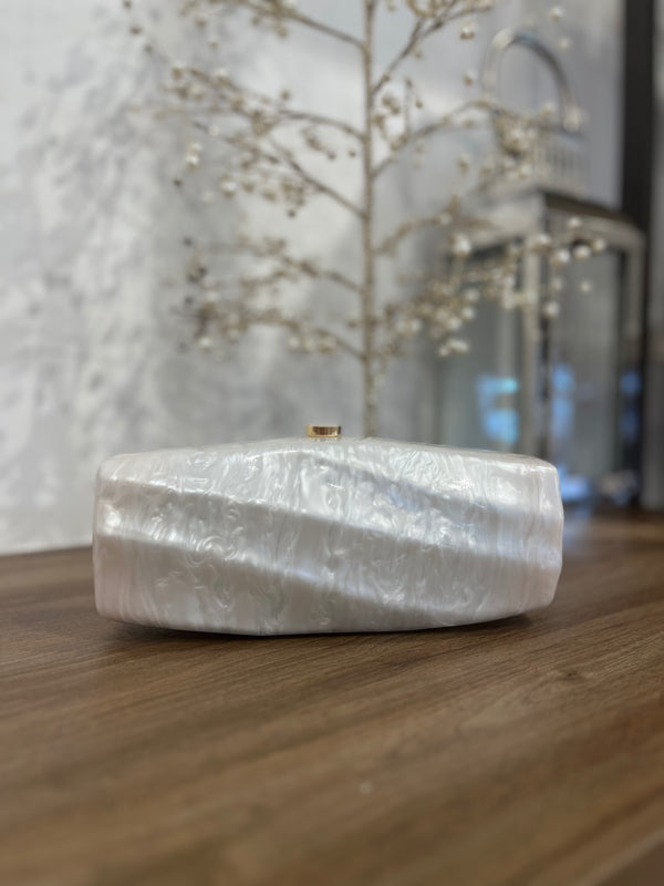 Milky Pearl Clutch