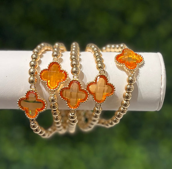 Citrus Flower Bracelet Set