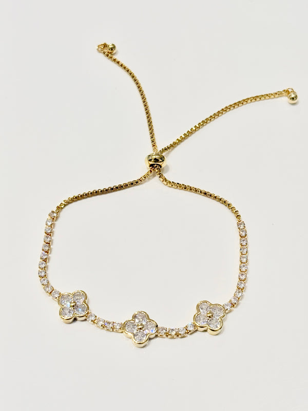 Clover Adjustable Bracelet