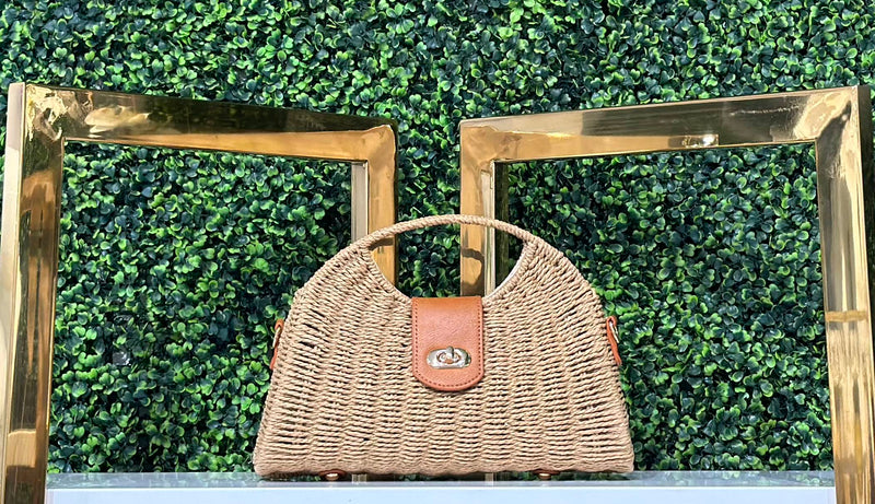 Marie Mini Raffia Handbag