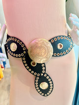 Bold Metal Buckle Belt